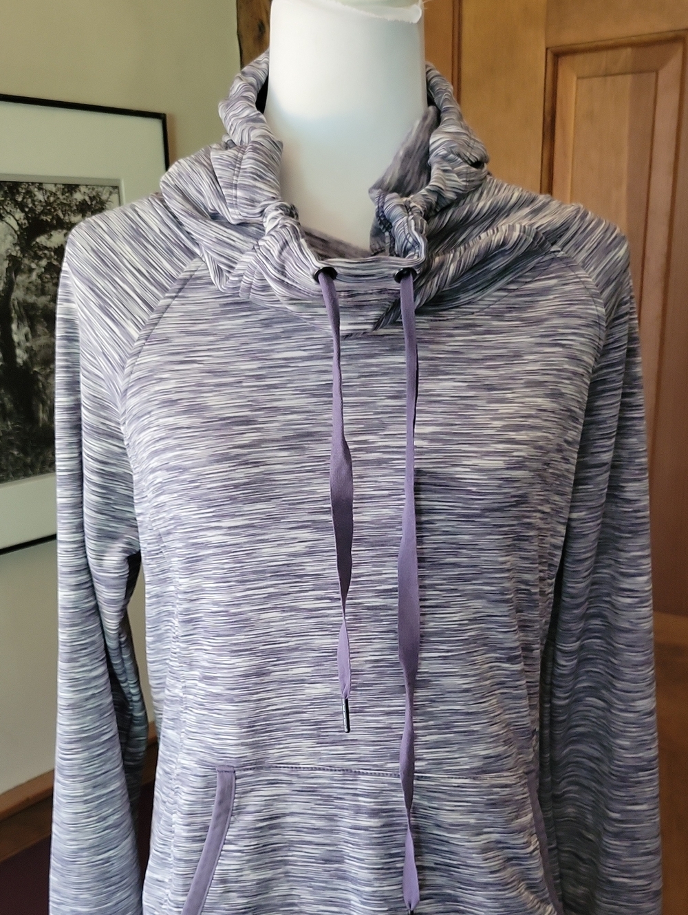 90 DEGREE Plush Funnelneck Hoodie Pullover